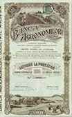 Collectibles : Scripophily
Romanian Bank Agronomilor 500 lei
[32697 bytes]