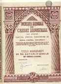 Scripophily lovers
National Industrial Credit Society 50000 lei
[38804 bytes]